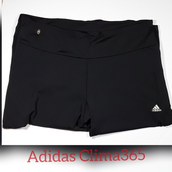 Adidas Women's Black Clima 365 Athletic Shorts - Picture 4 of 7